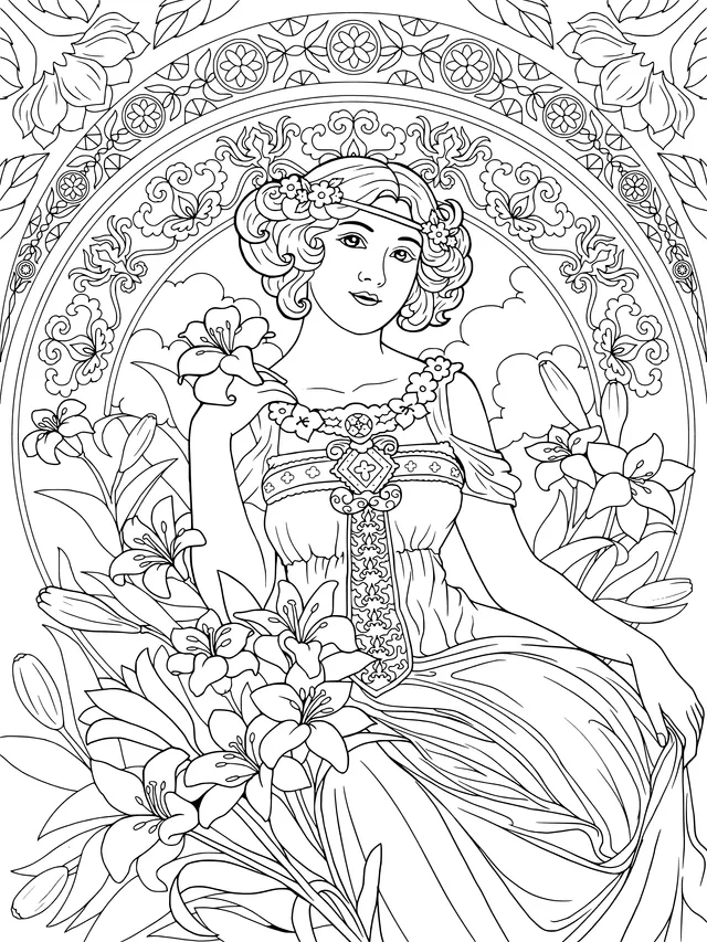 Graceful Flower - themed Maiden