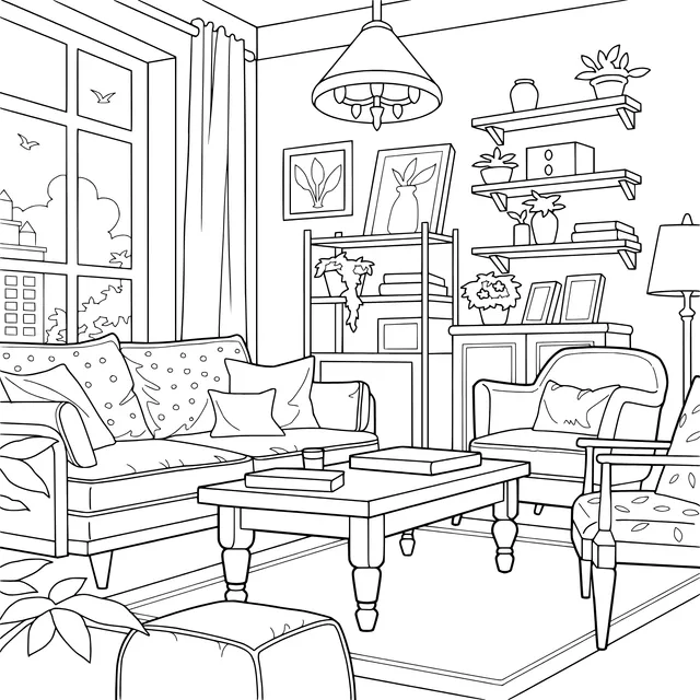Cozy Living - room Scene