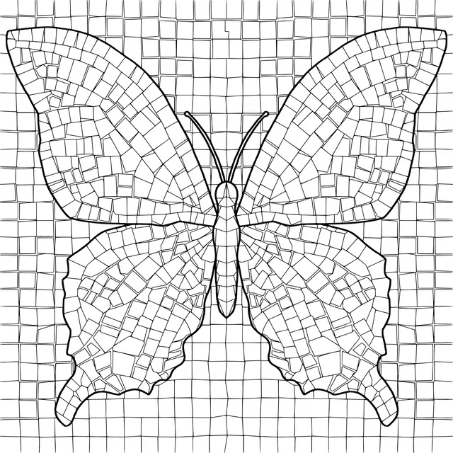 Mosaic Butterfly
