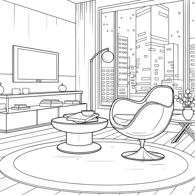 Cozy Modern Living Room