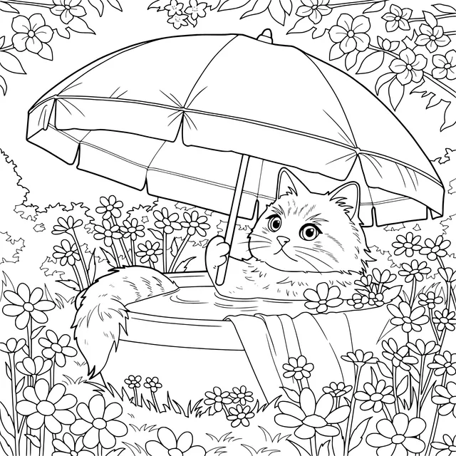 A Cozy Moment for the Cat