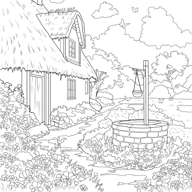Idyllic Cottage Beauty