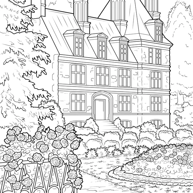 Castle in the Dreamy Garden