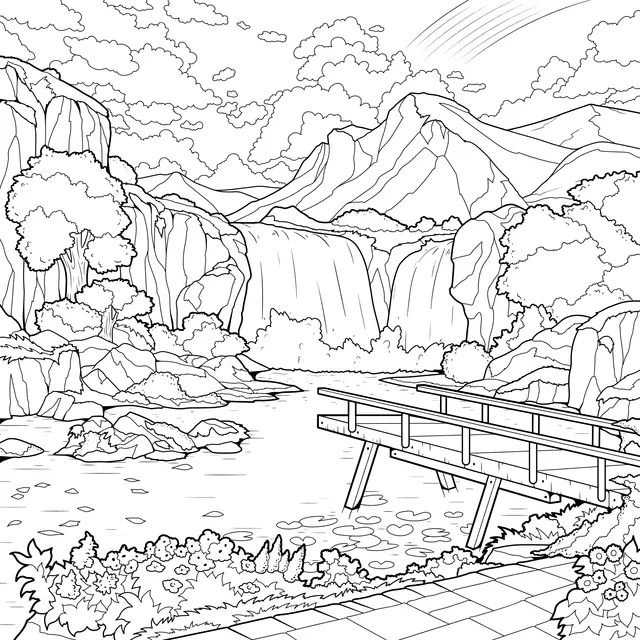 Dreamy Landscape Scenery
