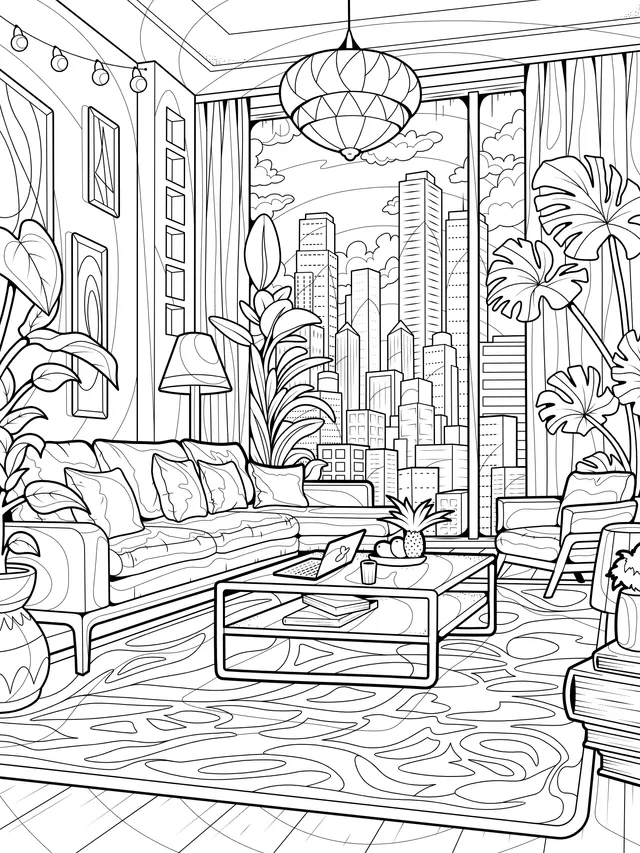 Cozy City - View Living Room