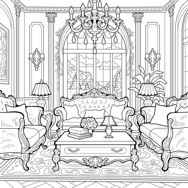 Gorgeous Living - room Scene