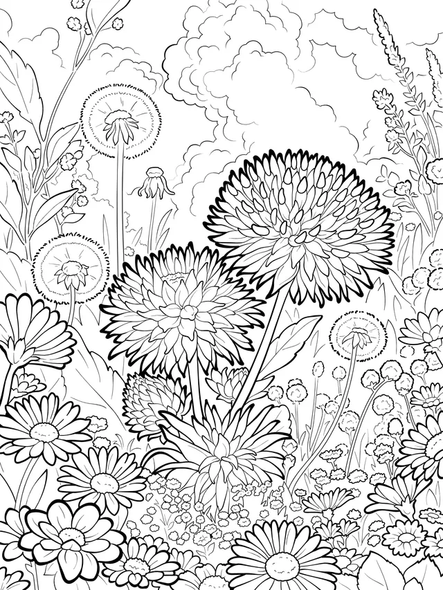 Colorful Flower World