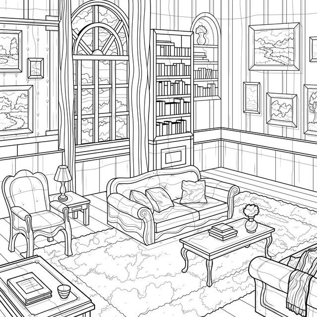 Cozy Living Room Scene