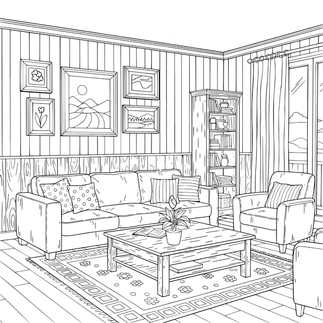 Cozy Living - room Scene