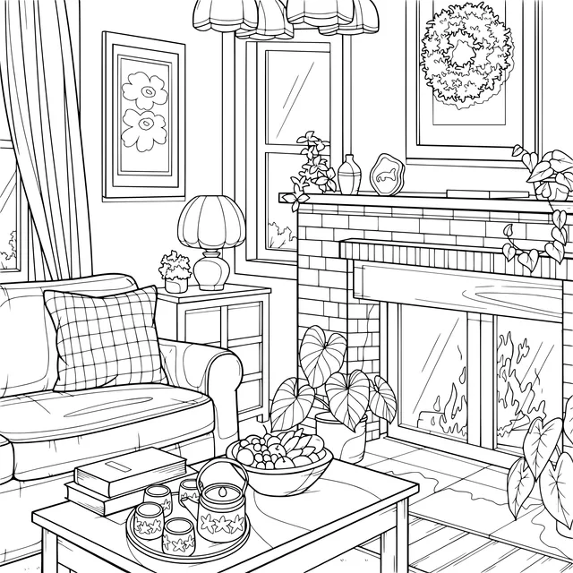 Cozy Living Room Scene
