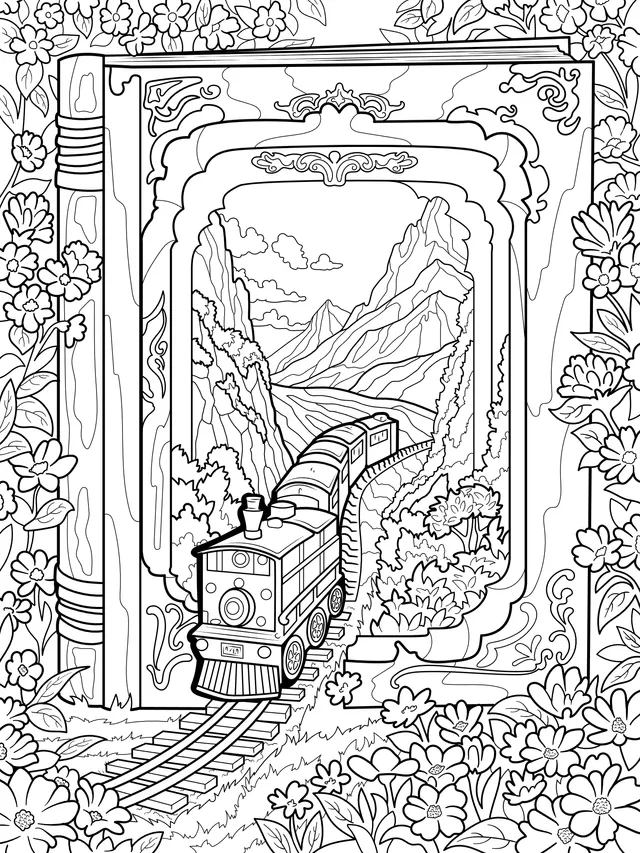 Train Journey in a Book