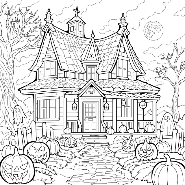 Fantasy Halloween Cottage