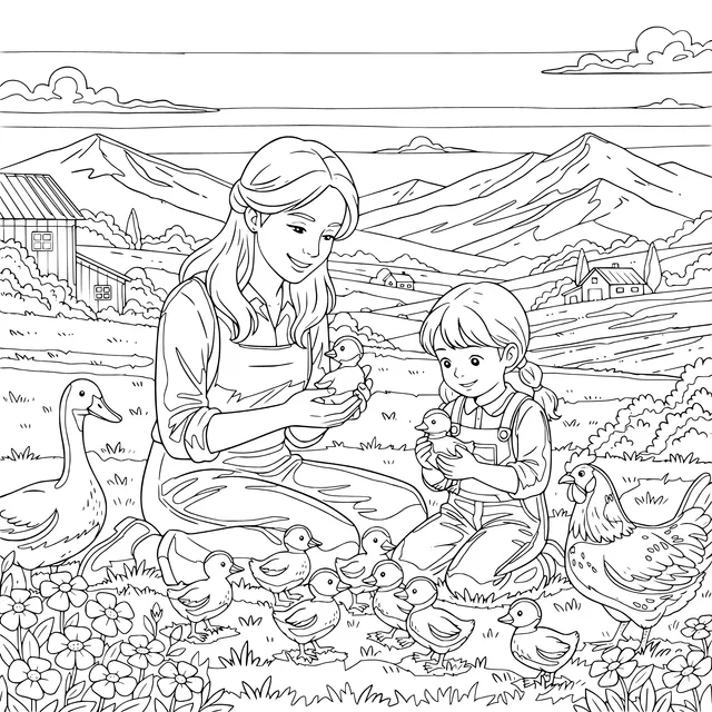 Parent - child Time in the Countryside