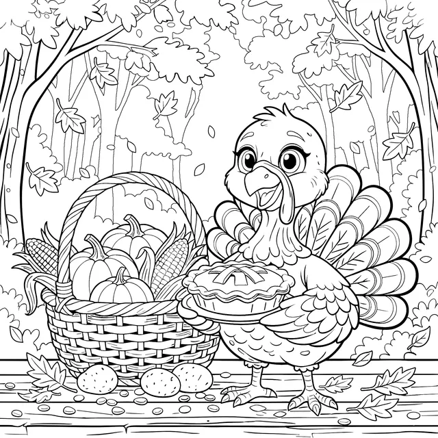 Autumn Turkey and Bountiful Delicacies