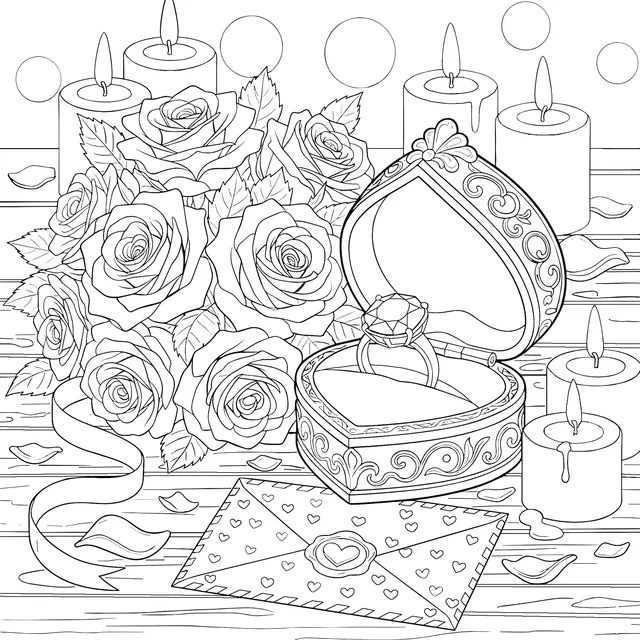 Romantic Proposal Scene