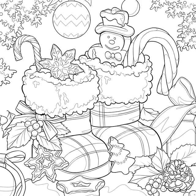 Cozy Christmas Scene