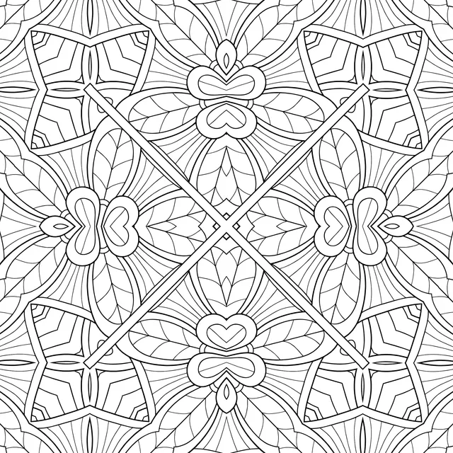 Exquisite Geometric Mandala Pattern