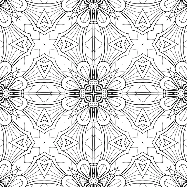 Gorgeous Geometric Floral Pattern