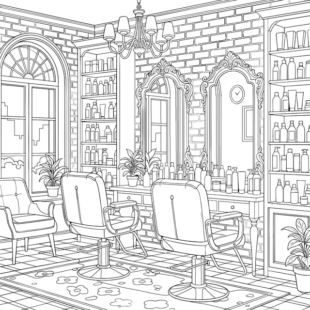 Vintage Hair - Salon Scene