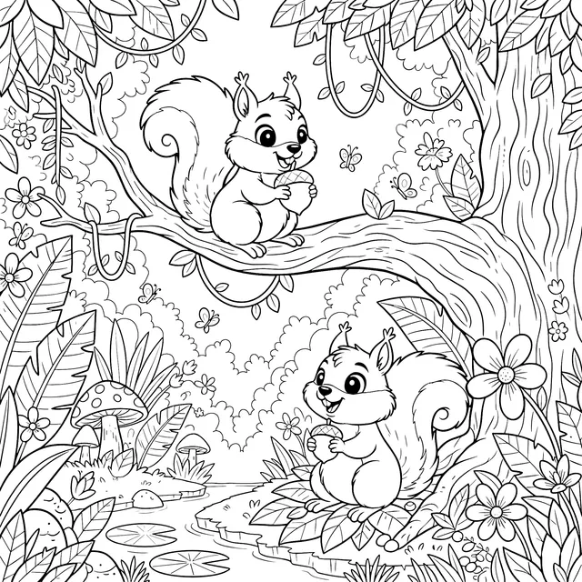 Squirrels' Forest Adventure