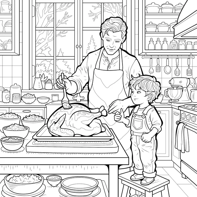 Parent - child kitchen time