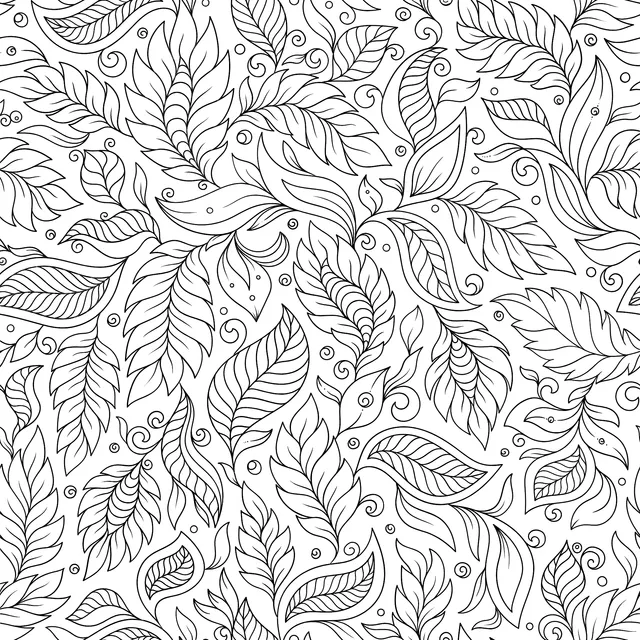 Colorful Autumn Leaves Pattern