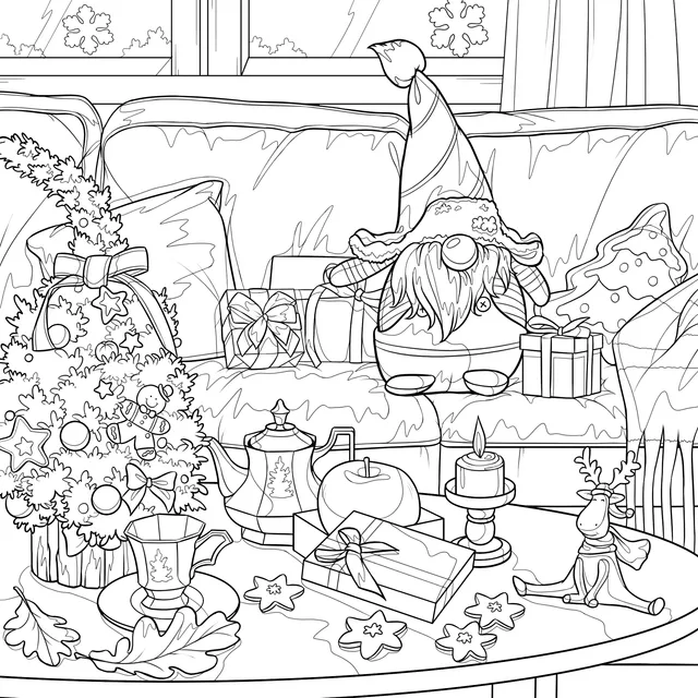 Warm Christmas Scene