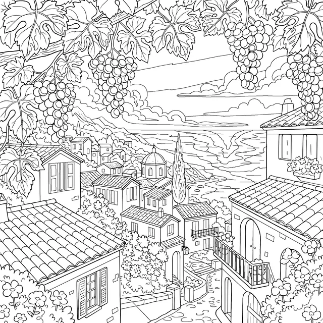 Mediterranean - style Town View