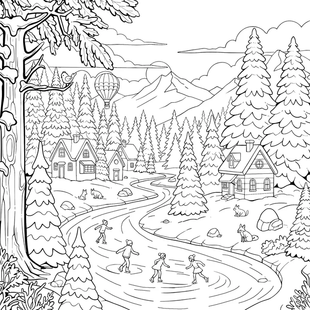 Winter Ice - Skating Beauty