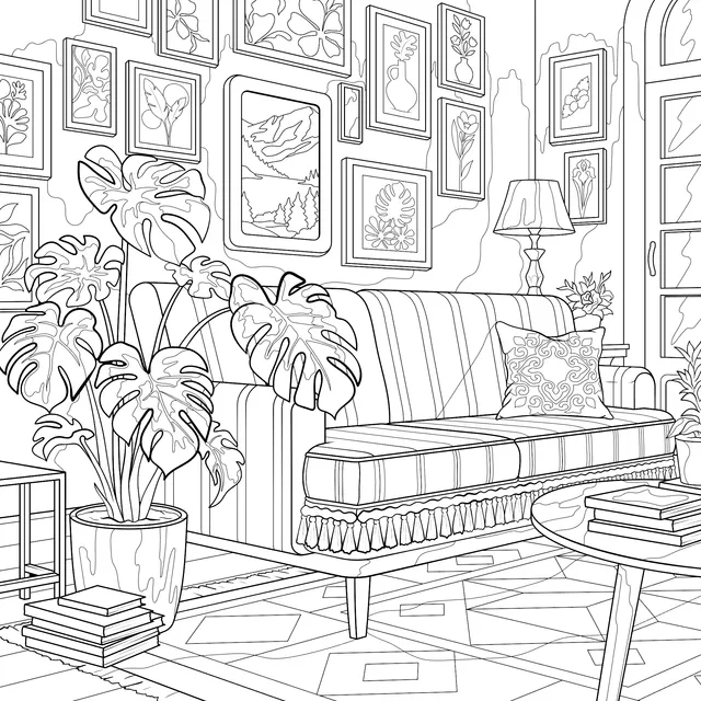 Cozy Living Room Scene