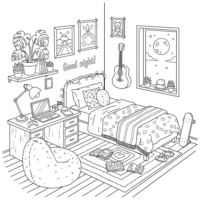 Cozy Bedroom Scene