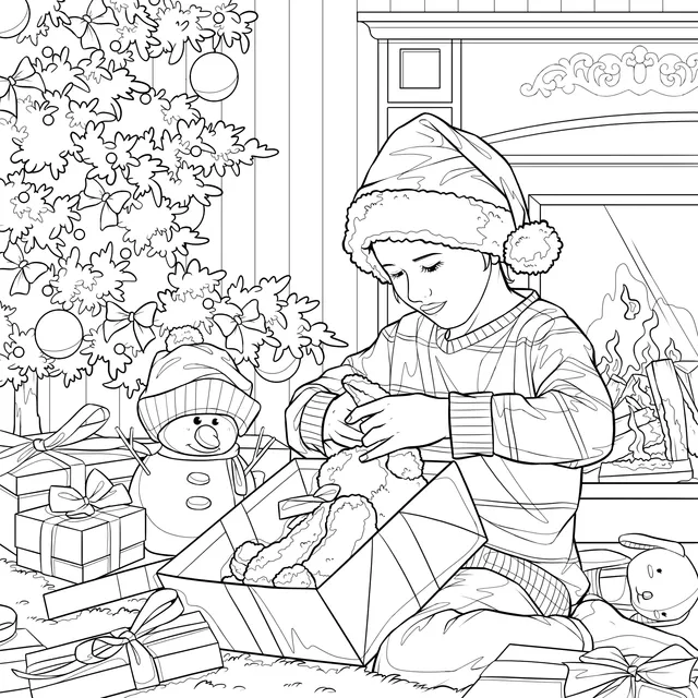 Warm Christmas Gift - Opening Scene