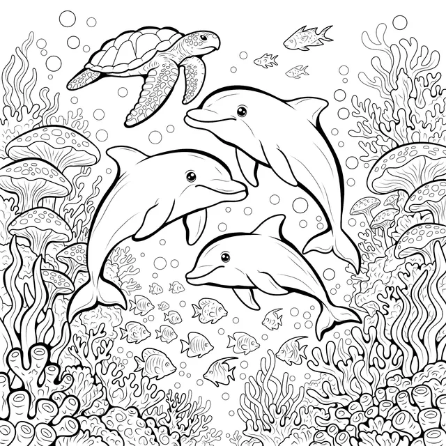 Joyful Underwater World