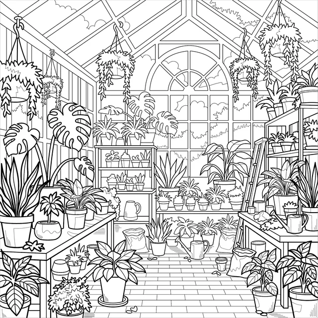 A Cozy Corner of the Greenhouse