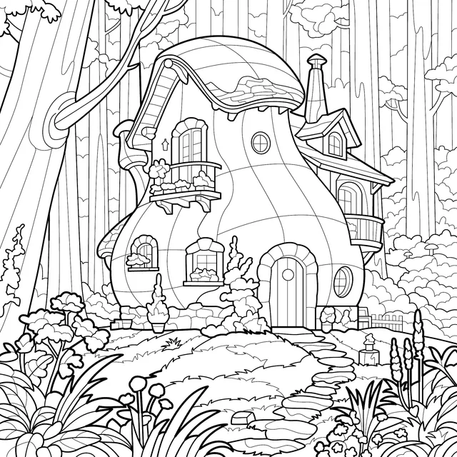 A Fantastic Cottage in the Forest