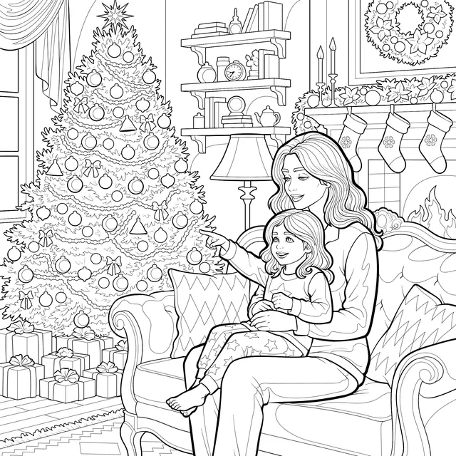 Warm Christmas Parent - Child Time