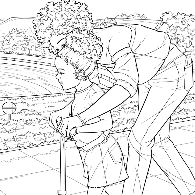 Warm Interaction between Mother and Daughter