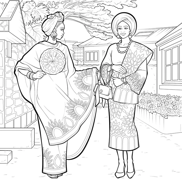 Women in Traditional Attire