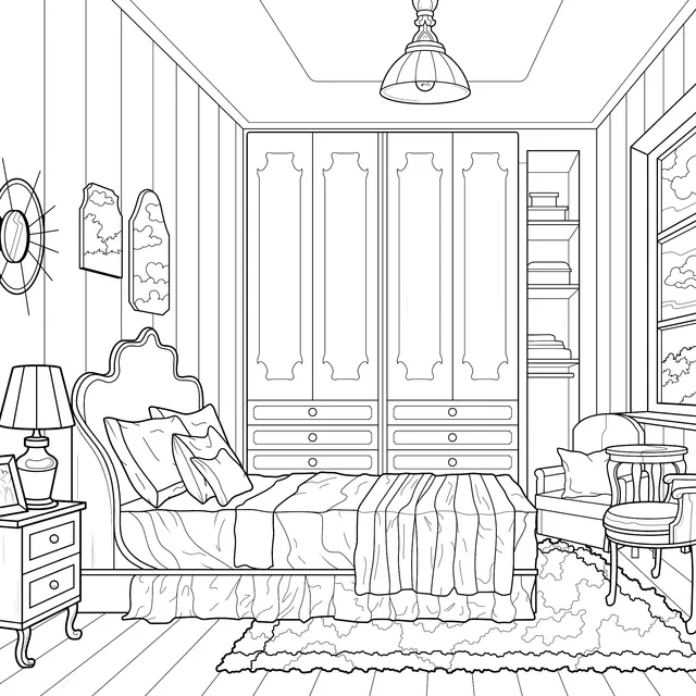 Dreamy Bedroom Scene