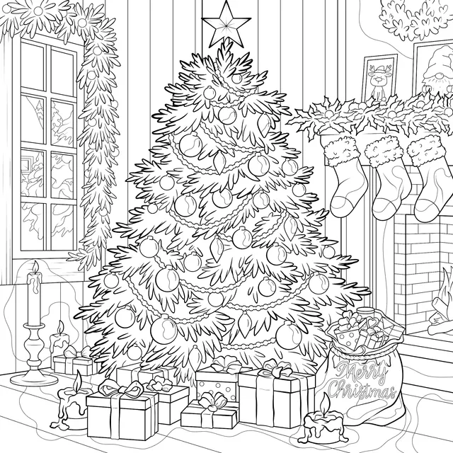 Warm Christmas Scene