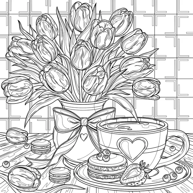 Tulips and Afternoon Tea