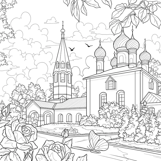 Beautiful Church Landscape