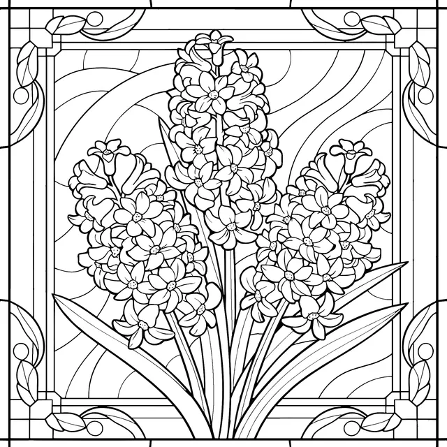 Hyacinth Art Illustration