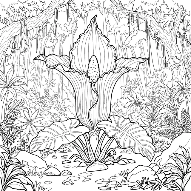 Rafflesia in the Jungle