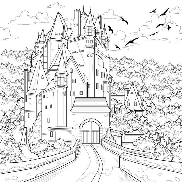 Enchanting Castle Landscape