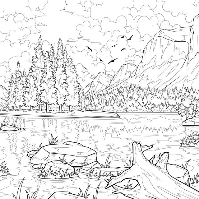 Beautiful Lake - Mountain Scenery