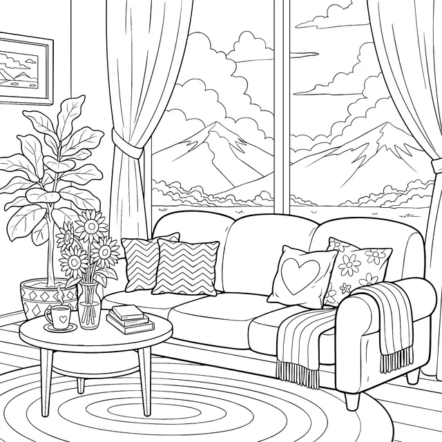 Cozy Living - room Scene
