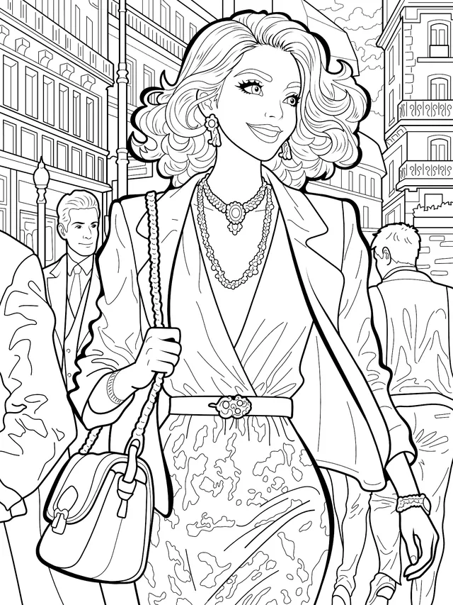 Fashionable Urban Woman