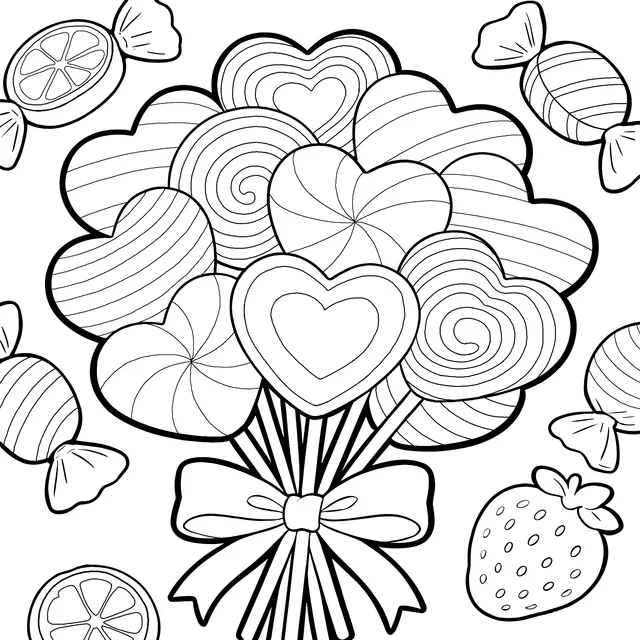 Colorful Candy Bouquet