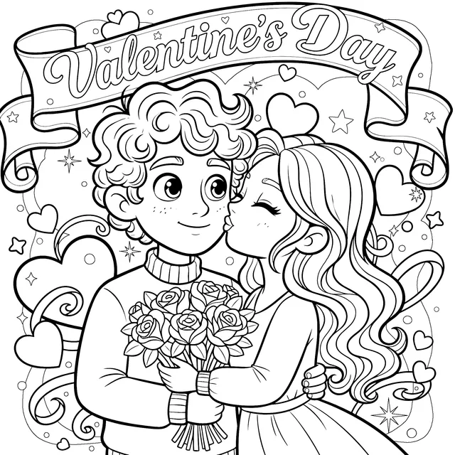 Sweet Couple on Valentine's Day